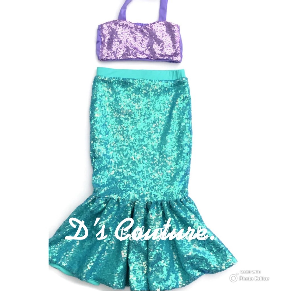 Little Mermaid costume for little girls brand new